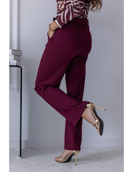 Spodnie Vote Bordowe