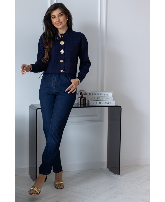 Sweter Slove Granatowy