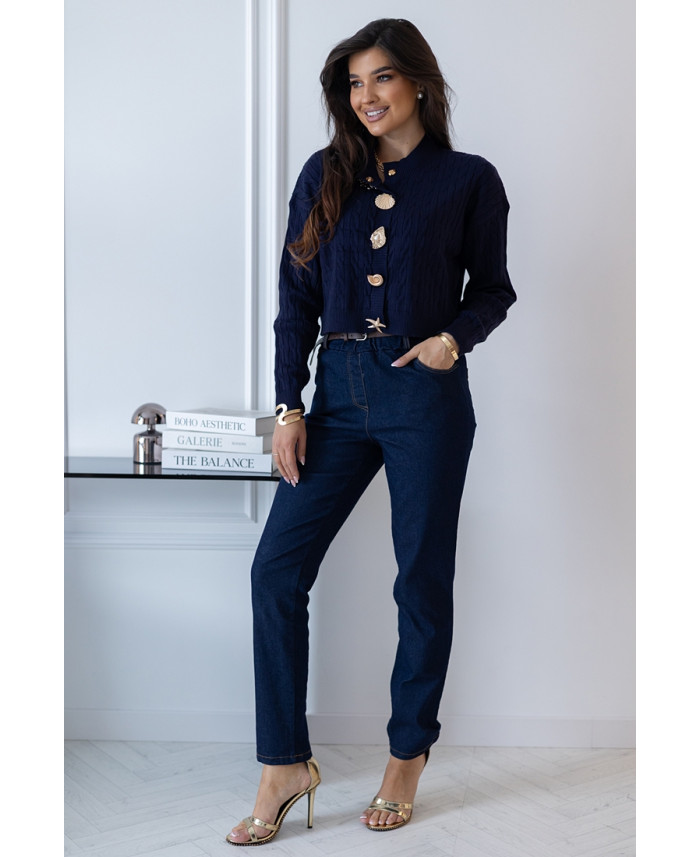 Sweter Slove Granatowy