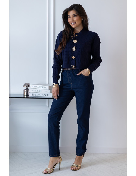 Sweter Slove Granatowy