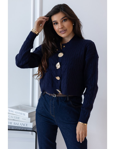 Sweter Slove Granatowy