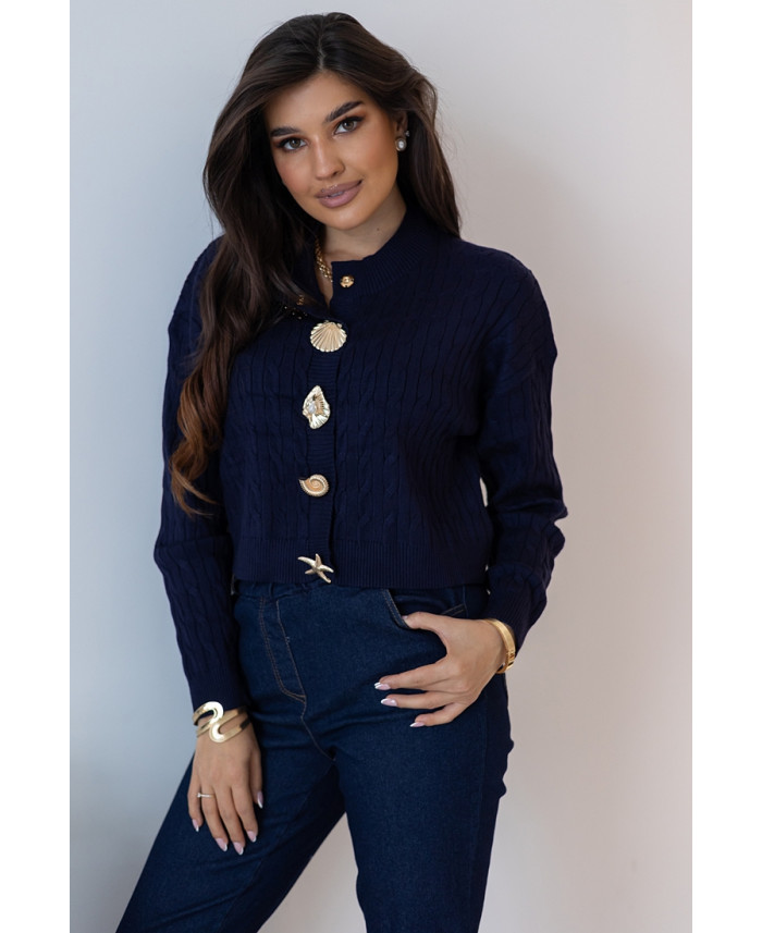 Sweter Slove Granatowy