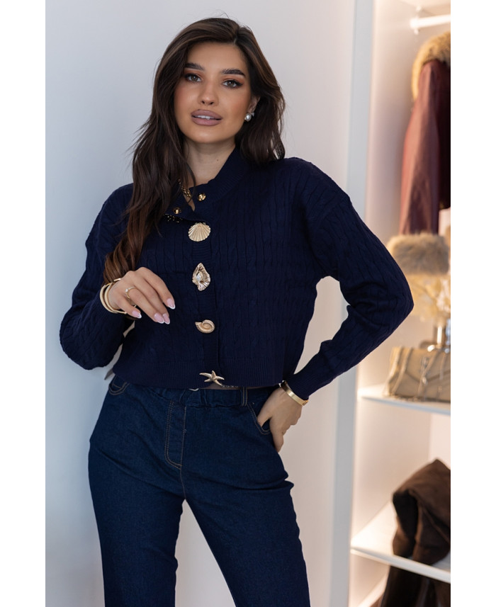 Sweter Slove Granatowy