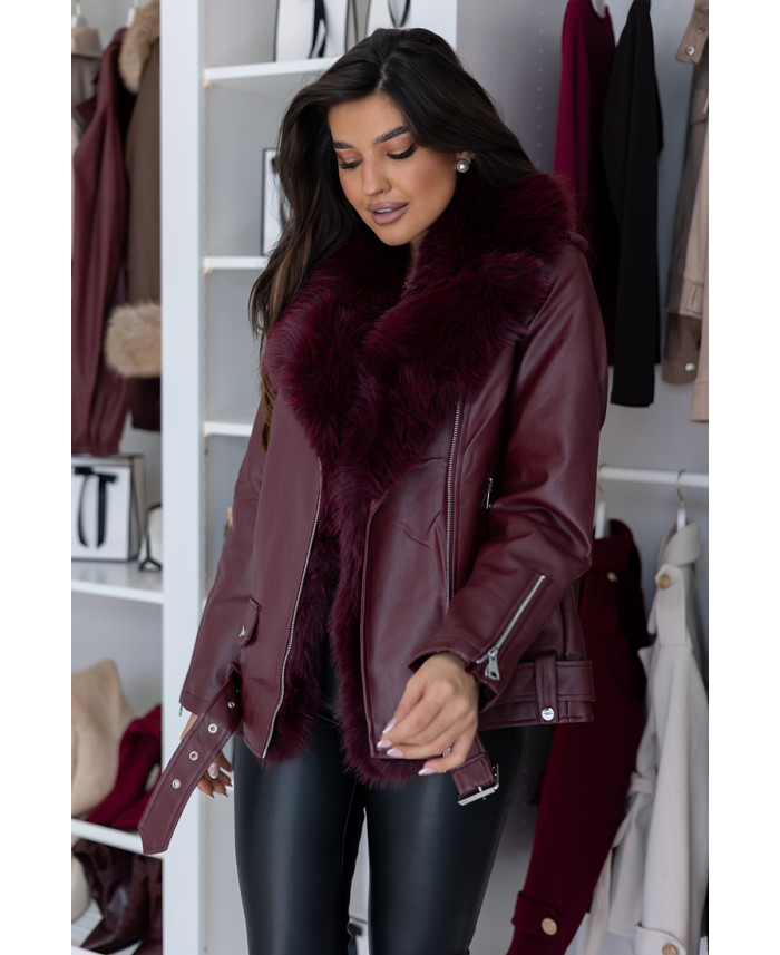 Kurtka Molla Bordowa