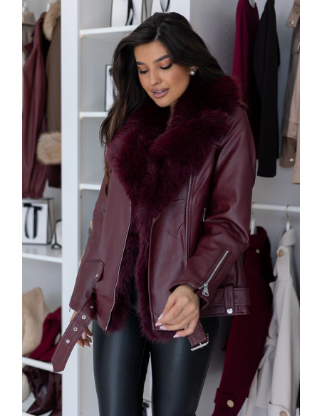 Kurtka Molla Bordowa