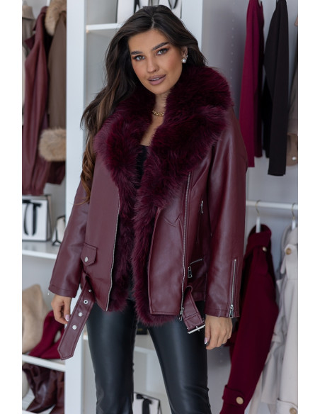 Kurtka Molla Bordowa