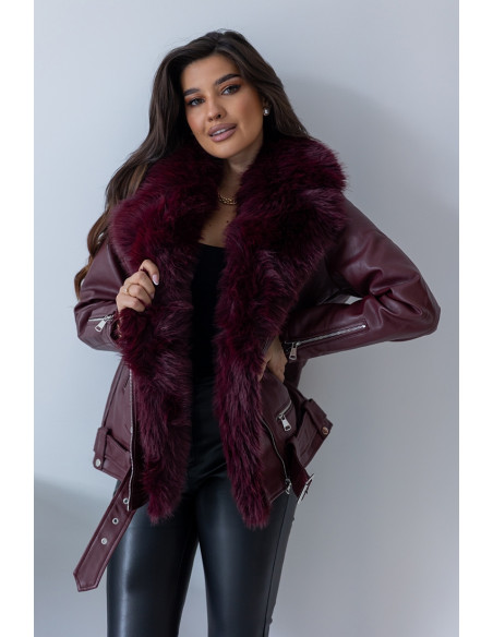 Kurtka Molla Bordowa