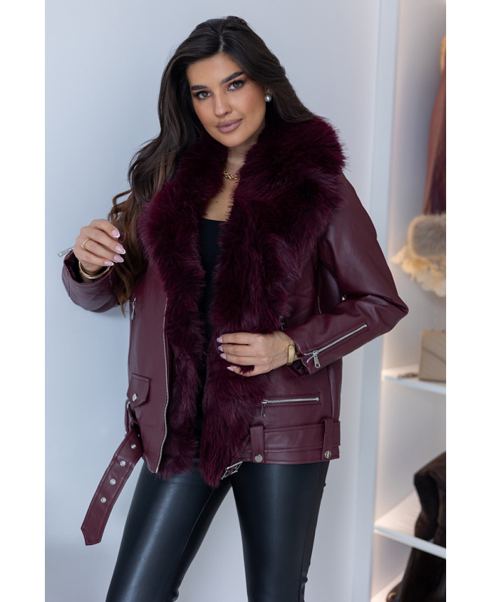 Kurtka Molla Bordowa