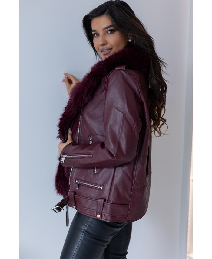 Kurtka Molla Bordowa