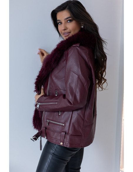 Kurtka Molla Bordowa