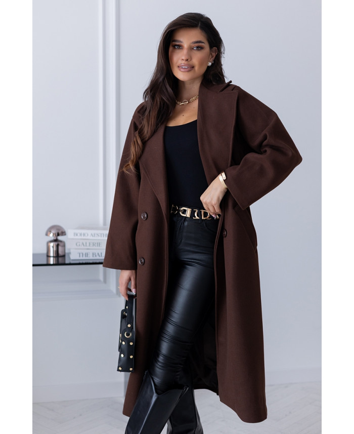 Płaszcz Gobby Brązowy