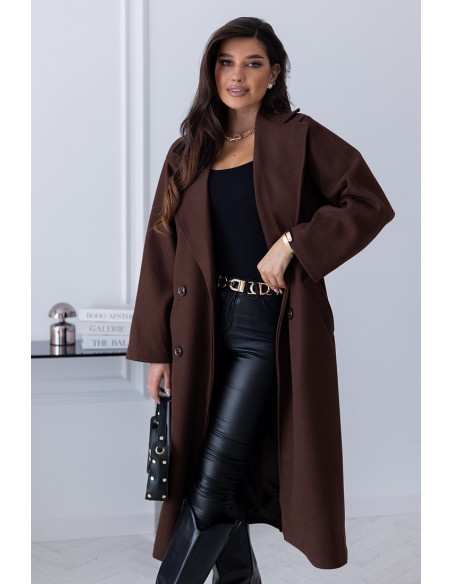 Płaszcz Gobby Brązowy
