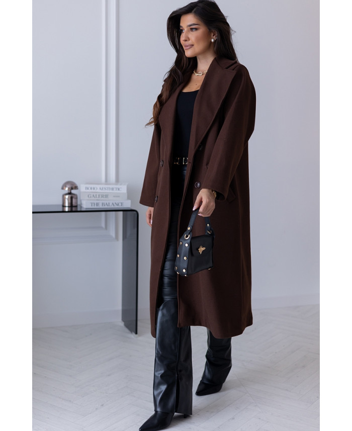 Płaszcz Gobby Brązowy