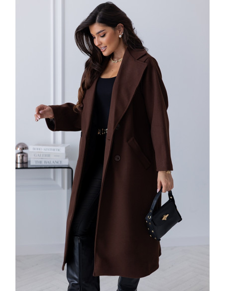 Płaszcz Gobby Brązowy