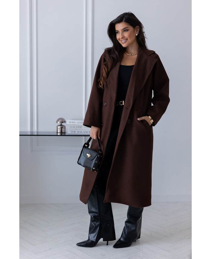 Płaszcz Gobby Brązowy