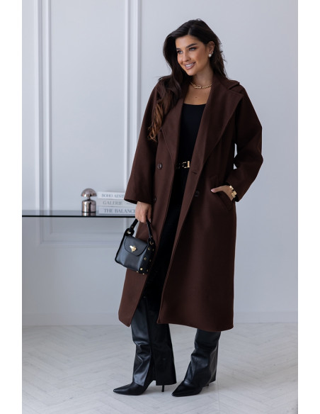 Płaszcz Gobby Brązowy