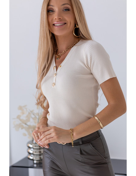 Bluzka Simon Beżowa