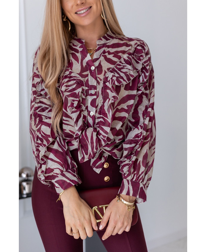 Koszula Reen Bordowa