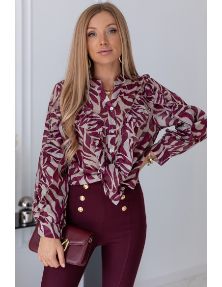 Koszula Reen Bordowa