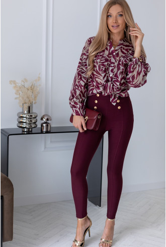 Koszula Reen Bordowa 2