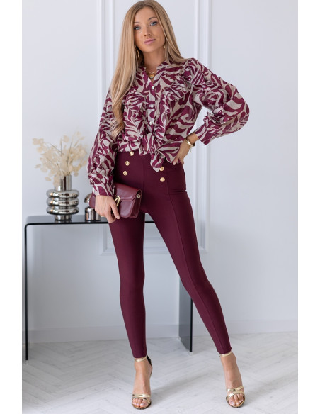 Koszula Reen Bordowa