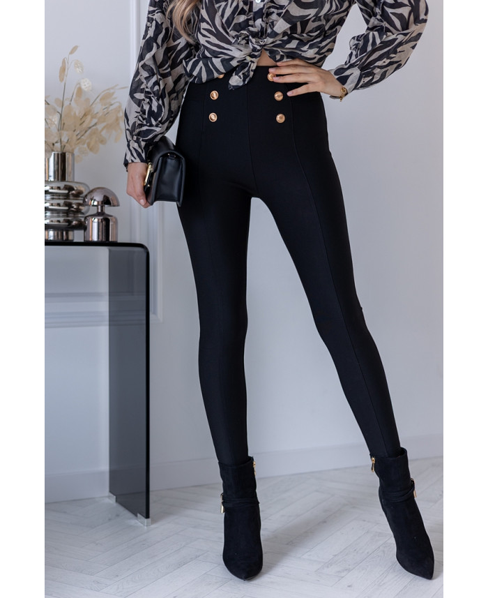 Leginsy Buttoni Czarne