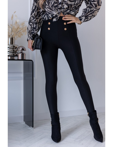 Leginsy Buttoni Czarne