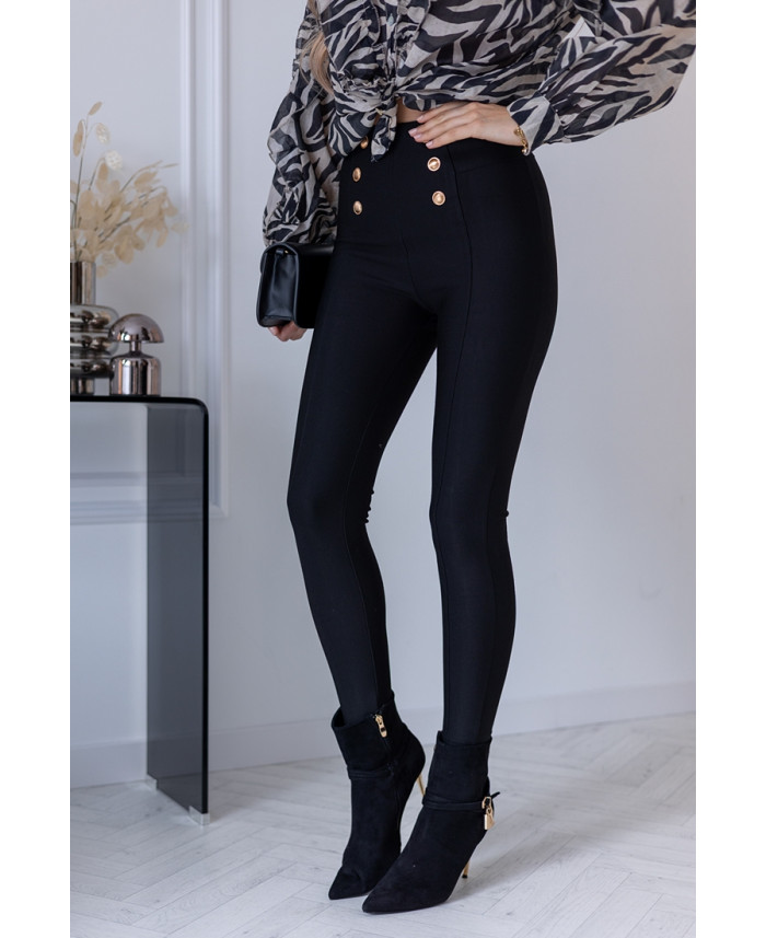 Leginsy Buttoni Czarne