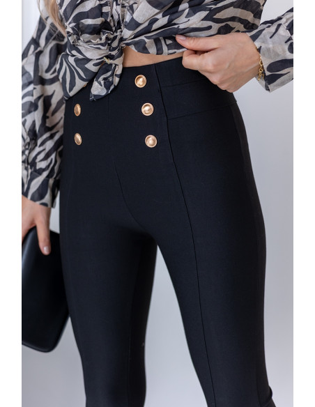 Leginsy Buttoni Czarne