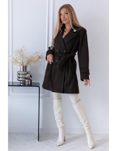 Płaszcz Forever Ciemny Brązowy