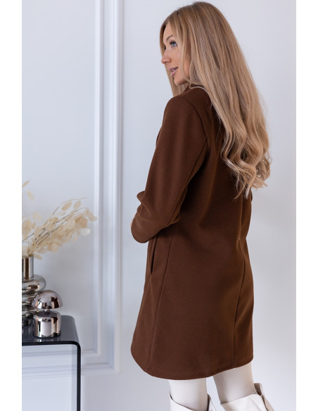 Płaszcz Dyplomatka Brązowy