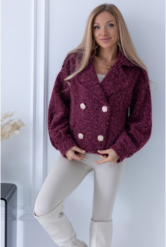 Kurtka Cool Bordowa 2