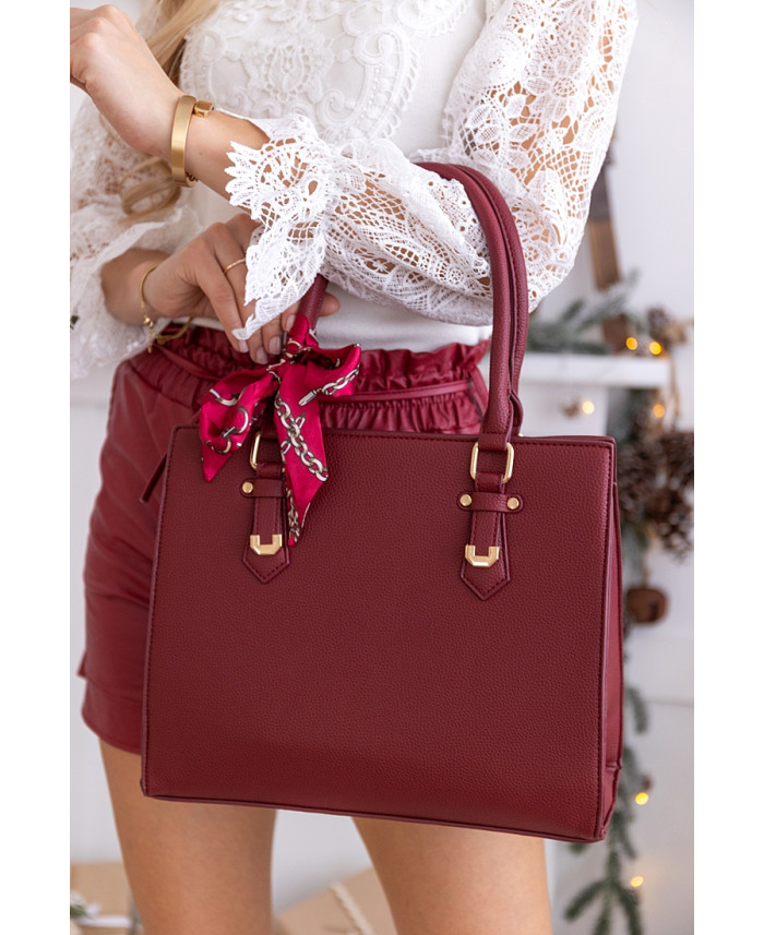 Torebka Baggy Burgund