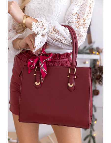 Torebka Baggy Burgund