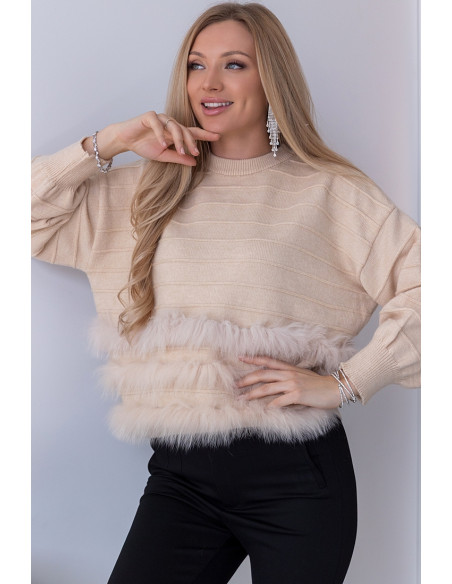 Sweter Firo Beżowy