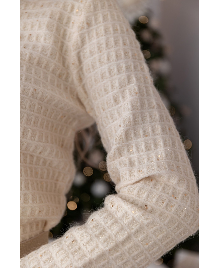 Sukienka Swetrowa Vallery Beżowa