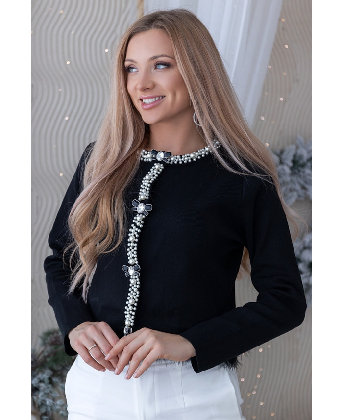 Sweterek Lily Czarny