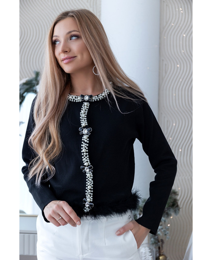 Sweterek Lily Czarny