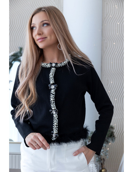 Sweterek Lily Czarny