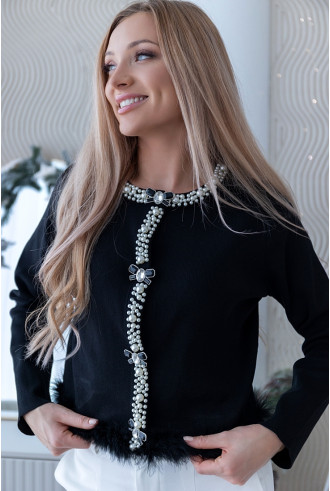 Sweterek Lily Czarny