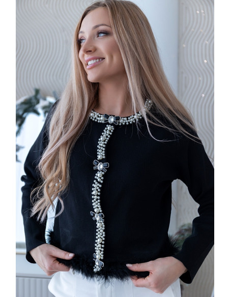 Sweterek Lily Czarny