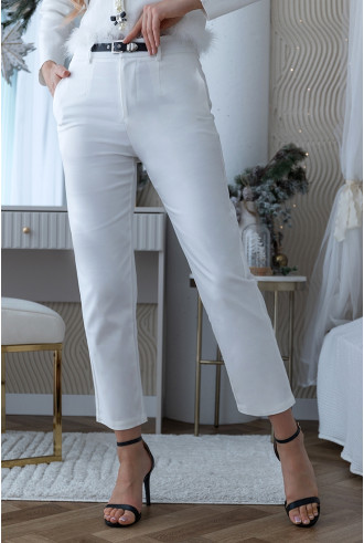 Spodnie Dino Białe 2