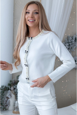 Sweterek Lily Biały