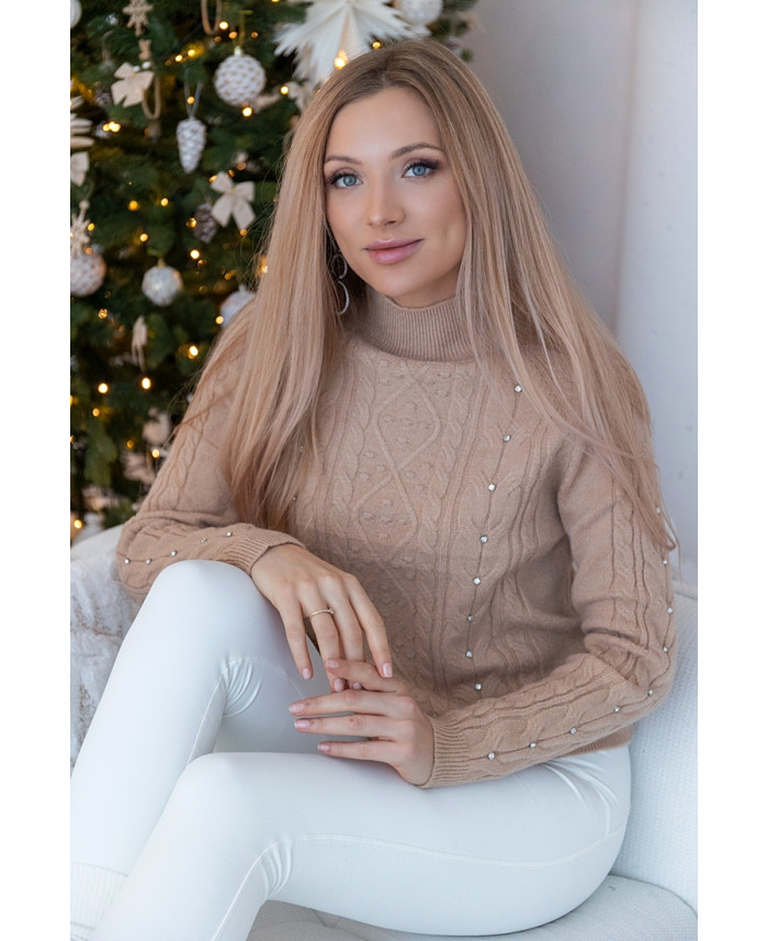 Sweter Cozzy Beżowy