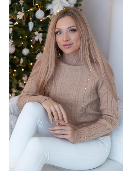 Sweter Cozzy Beżowy