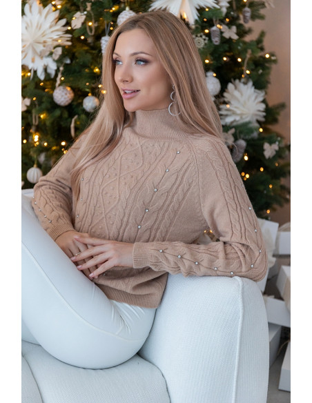 Sweter Cozzy Beżowy