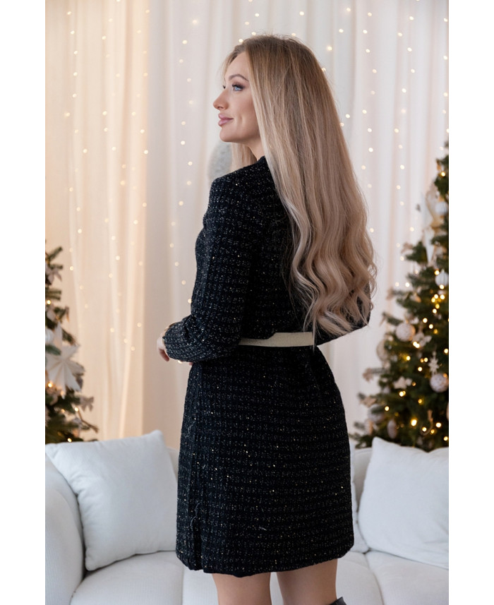 Sukienka Swetrowa Vallery Czarna