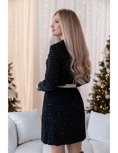 Sukienka Swetrowa Vallery Czarna