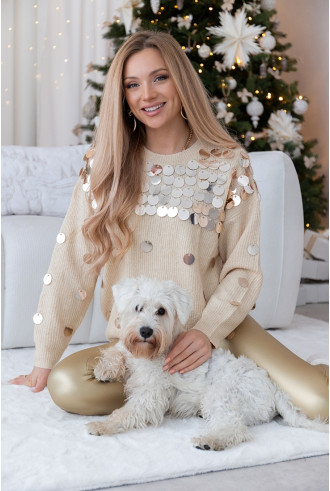 Sweter Glove Beżowy