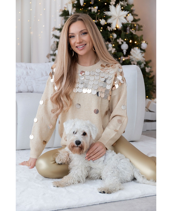 Sweter Glove Beżowy